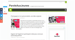 Desktop Screenshot of paroleauxjeunes.fr